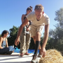 people building naturally in action