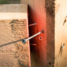 nail in wood