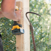 close up in building process