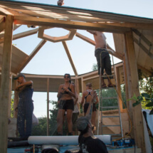 Natural Building in Southern Lights process teamwork