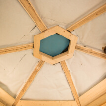 roof of hexa natural building